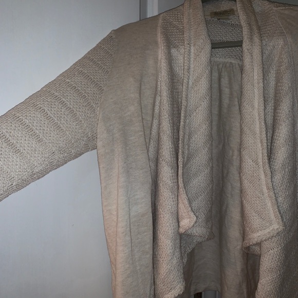 Lucky Brand Creme Crochet & Cotton Sweater - Picture 3 of 4